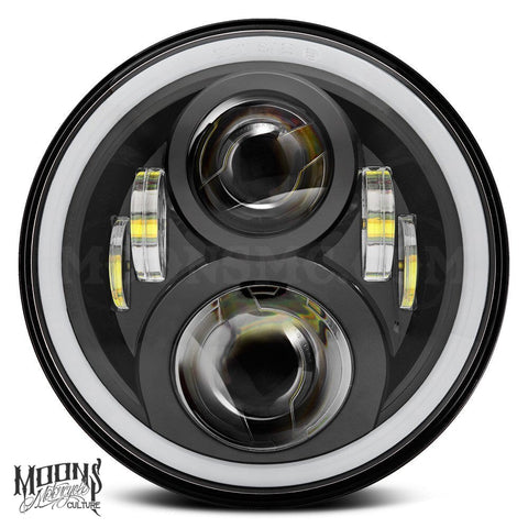 7" MOONSMC® HALO Series Moonmaker LED Headlight