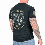 Men's We Are Not Descended from Fearful Men  Patriotic T-Shirt - Heather Black