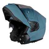 Daytona Glide Modular Motorcycle Helmet - DOT Approved, Bluetooth Ready, Dual Visor, Men/Women/Youth- Shark Blu