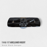 114 &amp; 117 Luftfiltereinsatz 3D Antiker Totenkopf mit Flagge
