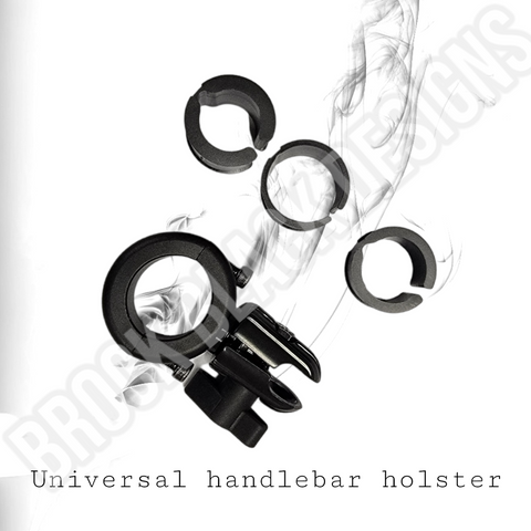 Universal bar holster .75-1.25" adapters