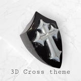 3D Cross Derby-Abdeckung, Punkteabdeckung und Hupenabdeckung