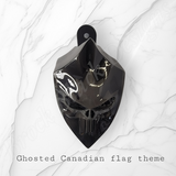 Punisher horn cover ghosted Canadian flag