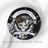 Harley Derby-Abdeckung der US Air Force Security Police