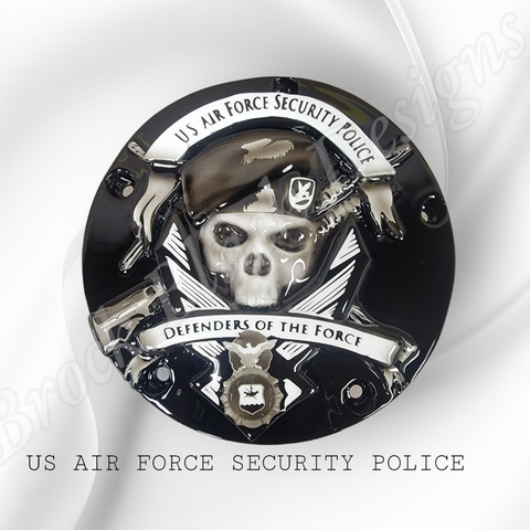 US Air Force Security Police Harley Derby cover