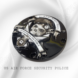 Harley Derby-Abdeckung der US Air Force Security Police