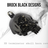 Terminator skull horn cover