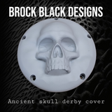 3D Ancient Skull derby cover