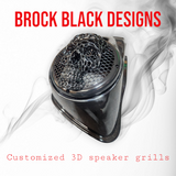 custom skull speaker covers