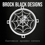 black widow speaker covers
