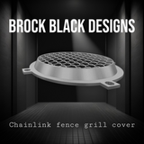 Touring inner fairing chain-link fence speakers grill covers set