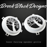 Touring inner fairing 3D tree of life speakers grill covers set