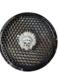 A set of bag Skull Warbonnet speakers grill covers