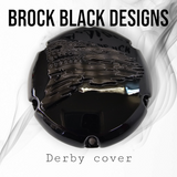 Recessed Tattered American Flag  Harley derby cover