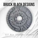 117 air cleaner insert 3D Aztec Calendar