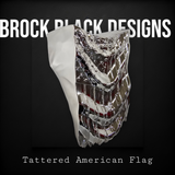 Draped American flag horn cover