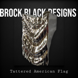 Draped American flag horn cover