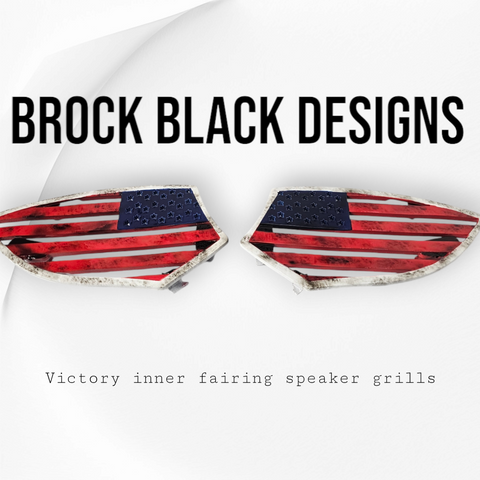 American Flag inner fairing Victory grills