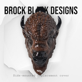 3D buffalo horn cover