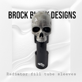 23.5 + radiator fill tube ancient skull sleeve