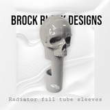 23.5 + radiator fill tube ancient skull sleeve