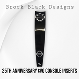 25th CVO console insert 3D double shield