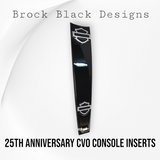 25th CVO console insert 3D double shield