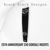 25th CVO console insert 3D double shield