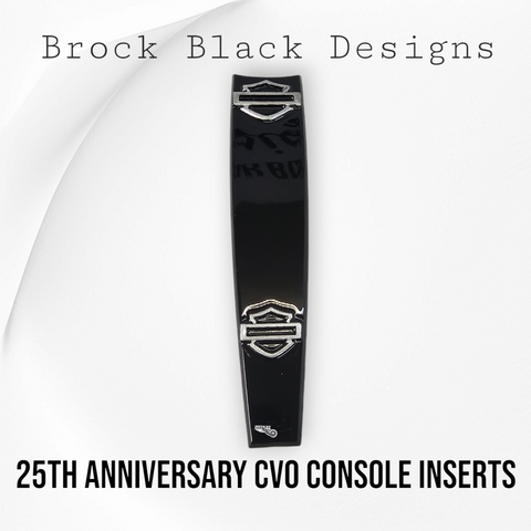 25th CVO console insert 3D double shield