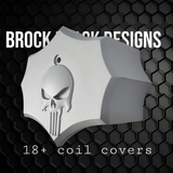 18+ punisher themed Coil Cover