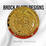 3D Aztec themed derby cover