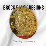 3D Aztec themed derby cover