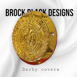 3D Aztec themed derby cover