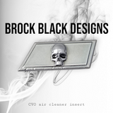 117 or 121  air cleaner insert 3D ancient skull