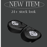 23.5+ Harley inner 3D shield speakers grill covers set