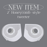 2024+ Street Glide with 2" tweeter speakers grill covers set