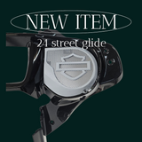 23.5+ Harley inner 3D shield speakers grill covers set