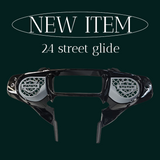 23.5+ Harley inner 3D shield speakers grill covers set