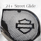 23.5+ Harley inner 3D shield speakers grill covers set