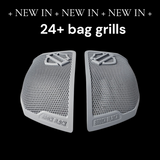 24+ Harley Davidson bag lid Speaker Grill Cover Guard shield theme