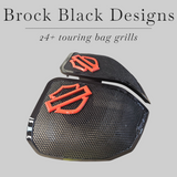 24+ Harley Davidson bag lid Speaker Grill Cover Guard shield theme