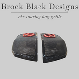 24+ Harley Davidson bag lid Speaker Grill Cover Guard shield theme