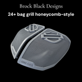 24+ Harley Davidson bag lid Speaker Grill Cover Guard shield theme