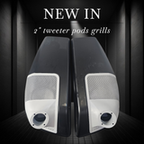 24+ Harley Davidson bag lid Speaker Grill Cover 2" tweeter