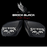 98 to 2024 Road Glide 3D Say When speakers grill covers set