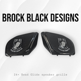 98-2024 Road Glide 3D POW MIA TRIBUTE speakers grill covers set
