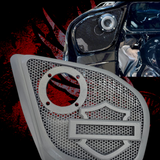 2024+ Road Glide with 2" tweeter speakers grill shield emblem set