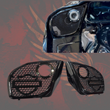 2024+ Road Glide with 2" tweeter speakers grill shield emblem set