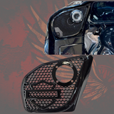 2024+ Road Glide with 2" tweeter speakers grill shield emblem set