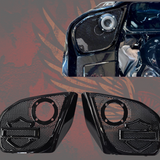 2024+ Road Glide with 2" tweeter speakers grill shield emblem set